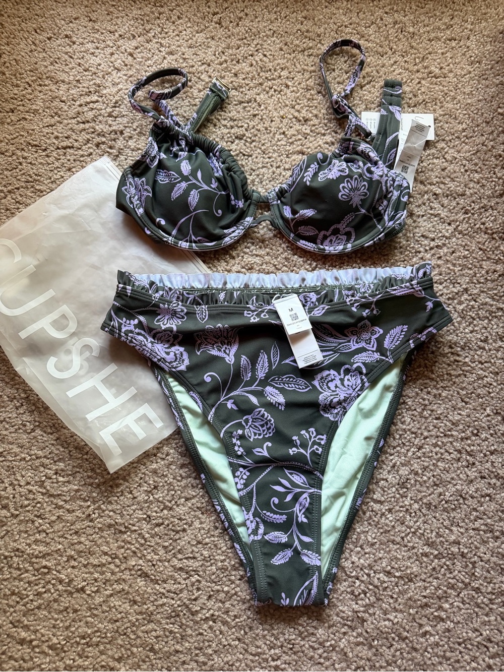 Cup She two piece swim set